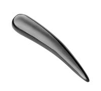 WRITWAA Natural Black Horn Massage Stick Scraping Plate Manual Massage Tool for Body Acupressure Therapy Promotes Relieves Tension and Fatigue