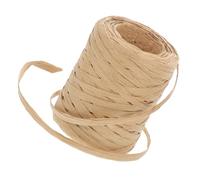 WRITWAA Natural Raffia Paper Ribbon Tear-resistant Craft Rope for DIY Wrapping Packaging Holiday Decorations Twine String for Present Boxes and Cake Cookie Decor