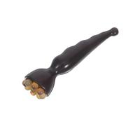 WRITWAA Natural Sandalwood Eye Pen with Lotus Pod Head Acupressure Face Massage Tool for Aromatherapy Wooden Facial Stick Relieves Eye Fatigue and Smooths Fine Lines