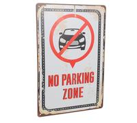 WRITWAA No Parking Sign Metal with Simple Installation and Warning Message for Private Driveway Outdoor Yard Protective Metal Sign