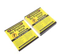 WRITWAA No Parking Sticker 200 Sheets Self-adhesive Warning Labels for Commercial Parking Lots and Private Vehicles Waterproof
