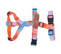 WRITWAA No Pull Dog Harness with Handle:Vest-Style Walking Harness with Easy Control Grab - Anti Tug for Reactive Dogs, Walking and Training, Secure Fit, Orange