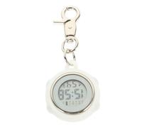 WRITWAA Nurse Watch Fob Watch Key Buckle Precise Timing Lightweight Silicone Plastic with Keychain Design Simple Appearance for Work in The Hospital