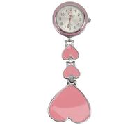 WRITWAA Nurse Watch for Women with Luminous Heart Design Fashionable Pocket Fob Timepiece for Medical Staff Practical Nursing Essential for Doctors and Students
