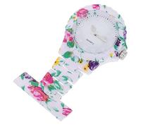 WRITWAA Nurse Watch Pocket Watch Quartz PVC Case Lightweight Stylish for Healthcare Professionals with Purple Shell Suitable for Clinical Use