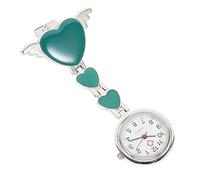 WRITWAA Nursing Watch Fob Watch Large Dial Nurse for Women Nurses Green