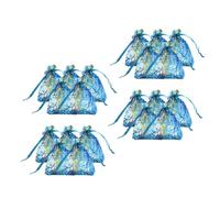 WRITWAA Organza Drawstring Bags Chic Gilded Storage Pouches 20pcs for Jewellery Storage and Wedding Party Bags for Chains and Brooches, for Festival Candy Or Wrapping