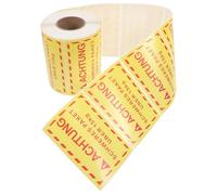 WRITWAA Overweight Heavy Weight Warning Tape Waterproof Caution Stickers for Package Handling Shipping and Warehouse