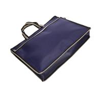 WRITWAA Oxford Cloth File Pouch with Zipper Wear-Resistant Document Organizer Bag for Men Portable Storage for Important Files Invoices Passport and More