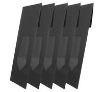 WRITWAA Packing Box 6pcs Black Paper Bow Tie Storage Boxes with Clear Window for Men’s Gifting and Travel Necktie Protection