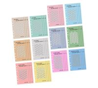 WRITWAA Paper Cash Envelopes Easy Storage and Sustainability with 6-Hole Design A6 48pcs for Budget Saving Challenge for Money Organizing and Expense Planning