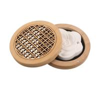 WRITWAA Passive Diffuser Stone: Gypsum Flower in Wood Box, Aromatherapy Stone Set, Non-Electric Plaster Flower Aroma Diffuser for Essential Oils Tabletop Decor