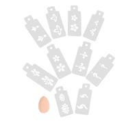 WRITWAA Patterns Flower Stencils Reusable Face Paint Stencils for Boys and Girls Traditional Chinese Costumes Decor