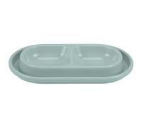 WRITWAA Pet Feeding Station Keeps Food Clean for Cats and Dogs Dual Bowl Sleek Pp Material with Ant Prevention Design and Serves Food and Water Perfectly for Home Use