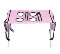 WRITWAA Pet Grooming Hammock with Folding Stand for Small Dog and Cat, Grooming Hammock Bed Helper for Home Pet Shop Nail Trimming, Bathing and Hair Cutting, Pink