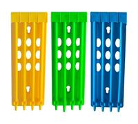 WRITWAA Pigeon for Poultry Management 3pcs Holder Plastic Ring Rack Foot with Stable Structure and Keeping Different Breeds Apart and Organising Racing Suitable for Hanging the Wall