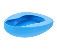 WRITWAA Plastic Bedpan for Bedridden Patients Portable Urinal Pot Anti-Spill Design Thickened Ergonomic Bedpan for Elderly Care for Home and Hospital Use