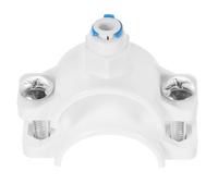 WRITWAA Plastic Drain Saddle Clamp 1/4 Inch Quick Connect, Impact and Abrasion Resistant Pom Material for Reverse Osmosis (ro) Systems Suitable for Drain Waste Water