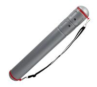 WRITWAA Plastic Drawing Tube Lightweight Drop-Proof Delicate Silver Telescopic Storage Container for Artwork and Project Storage in Drawing Random Color