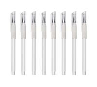 WRITWAA Point Marking Pen and Practical Marking Pen, 8Pcs White Plastic for Artist and Beginner Use in Fine Line Drawing