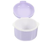 WRITWAA Portable Denture Protective Case for Orthodontic Retainers and False Teeth, Lightweight Pp Material Small Brace Storage Box Suitable for Business Trip and Indoor Use