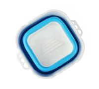 WRITWAA Portable Folding Silicone Paint Brush Washer Bucket for Artists Lightweight Collapsible Brush Cleaner Basin Multipurpose Watercolor Acrylic Oil Painting Accessory for Home