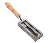 WRITWAA Portable Graphite Mold Aluminum Casting Mold 9.3Cm X 3Cm for Jewelry Crafting and Precious Metal Refining