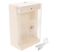 WRITWAA Portable Hearing Aid Dryer Box with USB Dehumidifier Design, Plastic Material, Removes Sweat and Moisture, Suitable for Wireless Earbuds and Ear Amplifiers, for Travel and Drawers