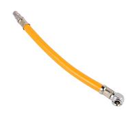 WRITWAA Portable Metal Tyre Inflator Nozzle with Extended Hose and Clip for Car and Motorcycle Air Pumps, Convenient to Carry Wheel Extension Adapter for Quick and Easy Inflation