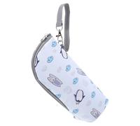 WRITWAA Portable Milk Bottle Bag Insulated Oxford Cloth Feeding Bottle Carrier for Travel with Thermal Protection Lightweight and Sturdy Suitable for Office Workers and Students