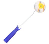 WRITWAA Portable Paint Roller Brush for Painting Wall with Cotton Thread and Plastic Handle, Efficient Small Roller for Intricate House Painting and Corner Detailing