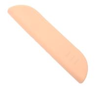 WRITWAA Portable Silicone Makeup Brush Case for Travel Lightweight Makeup Tool Pouch for Women Compact and Cosmetic Holder Camel