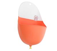 WRITWAA Potty Training Urinal for Boys with Smooth Surface and Can Stand the Ground, Lovely Orange Cartoon Potty Made of Pp and TPR, for Boys Toilet Training Random Color