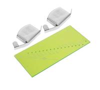 WRITWAA Precision Sewing Gauge with Magnetic Seam Allowance Ruler for Quilting and Stitching Lightweight Perforated Measuring Tool Compatible with Various Sewing Machines Easy Installation