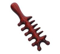 WRITWAA Premium Sandalwood Wooden Scalp Massage Comb Wide Tooth Hair Care Tool for Daily Use Gentle Detangling Scalp Massage and Gua Sha Therapy Handcrafted and Travel-Friendly
