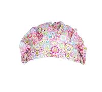 WRITWAA Printed Adjustable Nurse Cap Cotton Work Hat for Women Professionals Operating Room Scrub Hat