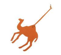 WRITWAA PU Camel Keychain Hanging Pendant for Bags Small Cute Animal Charm Decorative Backpack Accessory Unique Arabic Style Car Hanger Gift for Women and Friends