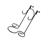 WRITWAA Punch-free Hair Dryer Holder Wall Mount Organizer for Bathroom and Cabinet Doors, Practical Stainless Steel Storage Rack in Black, Convenient and Stylish Hair Dryer Storage