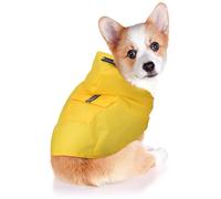 WRITWAA Puppy Raincoats for Small Dogs Lightweight Dog Rain Jacket with Hood Comfortable Polyester Material Resists Wear the Rain and Rainy Weather