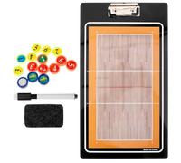 WRITWAA PVC Volleyball Coaching Board for Training and Teaching Guidance with Magnetic Erasable Surface Full-Court Formation and Positioning Sports Coaches Clipboard for Volleyball Matches