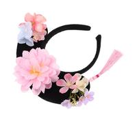 WRITWAA Qing Dynasty Hairband for Traditional Hanfu Headband Cute Hair Accessories for Cosplay Dress Up Parties Comfortable Lightweight Design Vintage Aesthetic Inspired by Chinese Culture