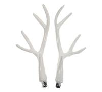 WRITWAA Realistic Beige Deer Antlers Photo Props with High Realism and Portable Plastic Material for Christmas Home Decor and Festive Seasonal Celebrations