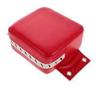 WRITWAA Red Pu Wall Punch Pad Square Focus Target for Boxing Training with Safety Protection, for Home Gym Use and Wall Mount Fitness Workouts