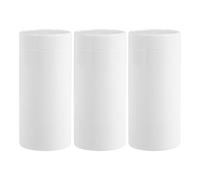 WRITWAA Refillable Deodorants Stick Tubes Set of 3 Portable Twist-up Plastic Containers for Travel Size Solid Lotions and Balms with Precise Application