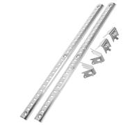 WRITWAA Refrigerator Shelf Support Clips Adjustable Stainless Steel Heavy-duty Design and 165mm Screw Hole Spacing for Freezer and Fridge Shelves, for Kitchen and Rv Refrigerators