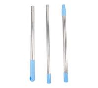 WRITWAA Replacement Mop Pole Stainless Steel Mop Rod with Threaded Blue American-Style Tip Detachable Multi-Segment Broom Handle for Household Floor Cleaning