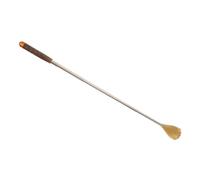 WRITWAA Retractable Senior Aid Back Scratcher with Ball-Shaped Massaging Beads, Faux Horn Curved Horn Style, Telescopic Design for Shoulders and Neck, Portable Travel-Friendly Muscle
