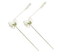WRITWAA Retro Chinese Hair Stick Butterfly Hairpin Tassel Classic Headpiece Pearl Hairpin Hair Clips Charms