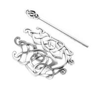 WRITWAA Retro Knot Metal Hairpin Women Vintage Hair Clip Classic Headdress Simple Hair Stick for Chic Hairstyles