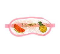 WRITWAA Reusable Cooling Eye Patch Gel Mask Fruit Pink Ice Compress Therapy Eye Shade for Camping and Home Care